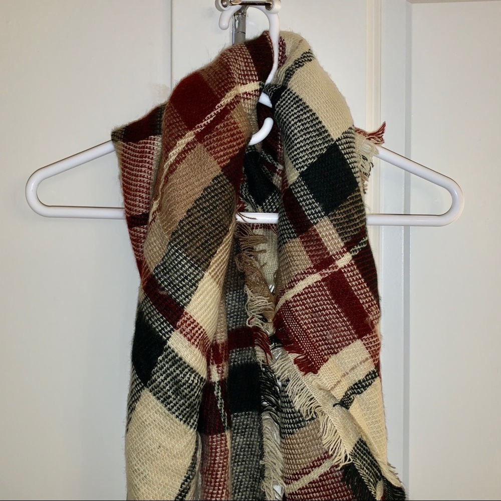 Tartan Plaid Blanket Scarf